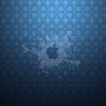 Apple Blue Splash Wallpaper