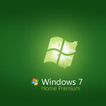 Green Windows 7 Home Premium Wallpaper