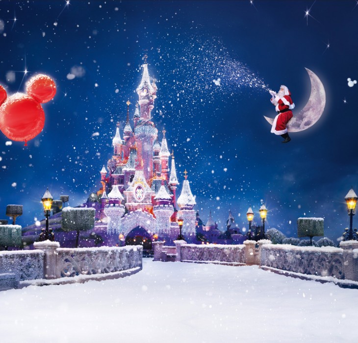 Disney Land Christmas Wallpaper