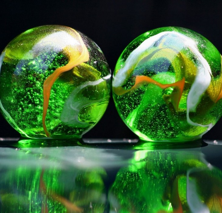 Cool 3D Green Balls