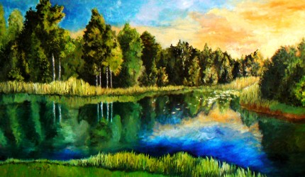 Beautiful Lake Painting