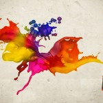 Abstract Colors Spray
