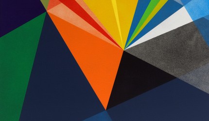 Triangular shapes wallpaper