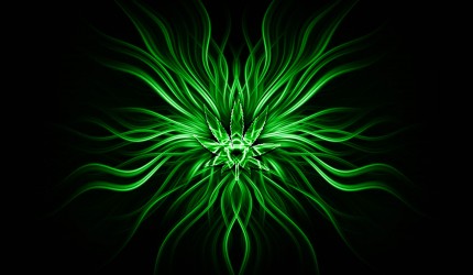 Green Abstract Herbal Symbol
