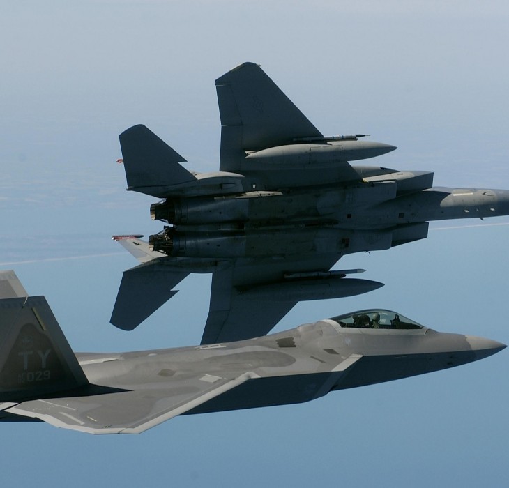 F-15 and F-22