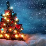 Small Glowing Christmas Tree